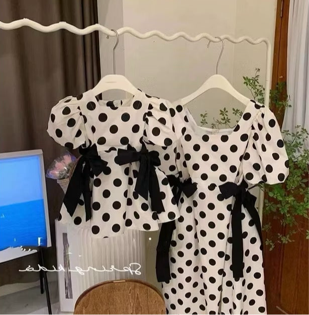 Polka Dream Mom & Me Dress