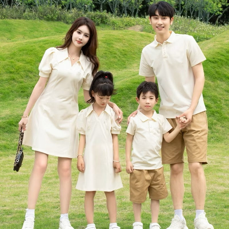 Latte Foam Family Outfit