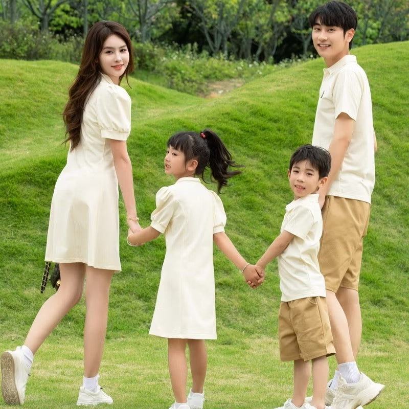 Latte Foam Family Outfit