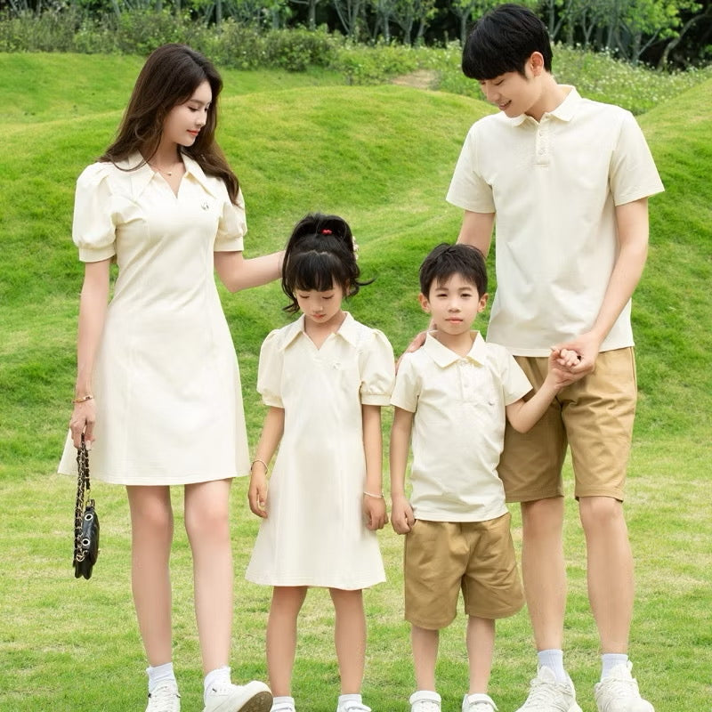 Latte Foam Family Outfit