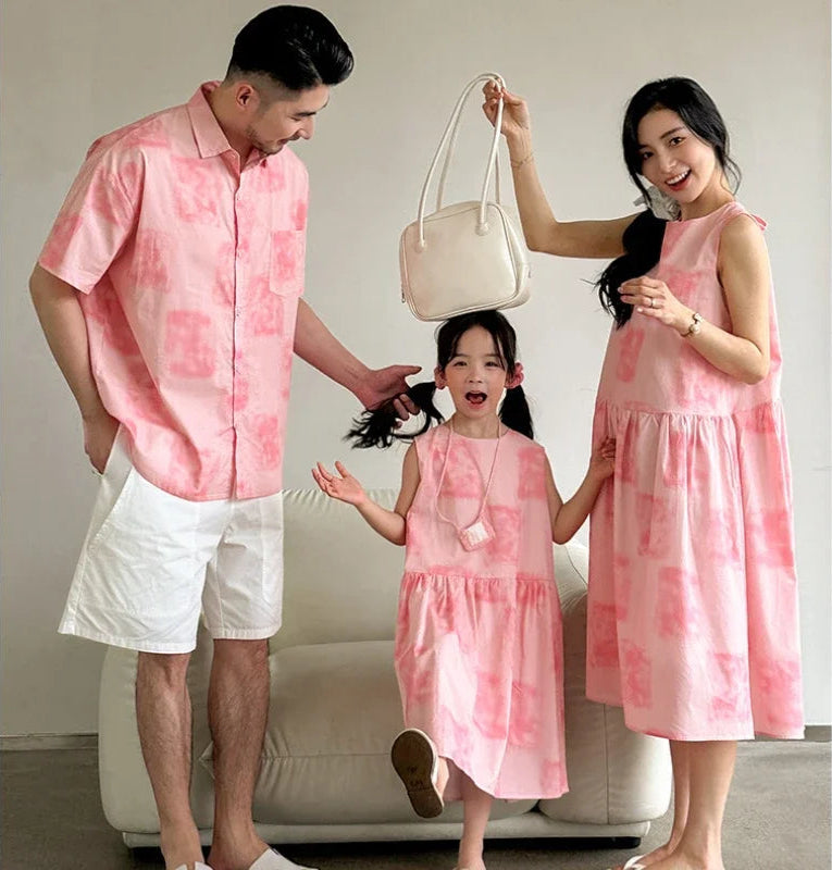Pink Cloud Family Outfit