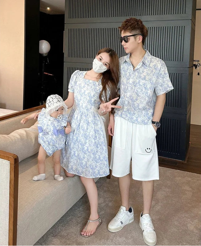 Aqua Harmony Family Outfit