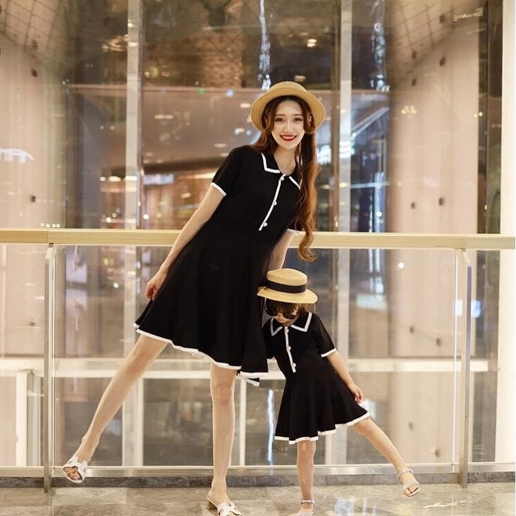 Timeless Black Mom & Me Dress