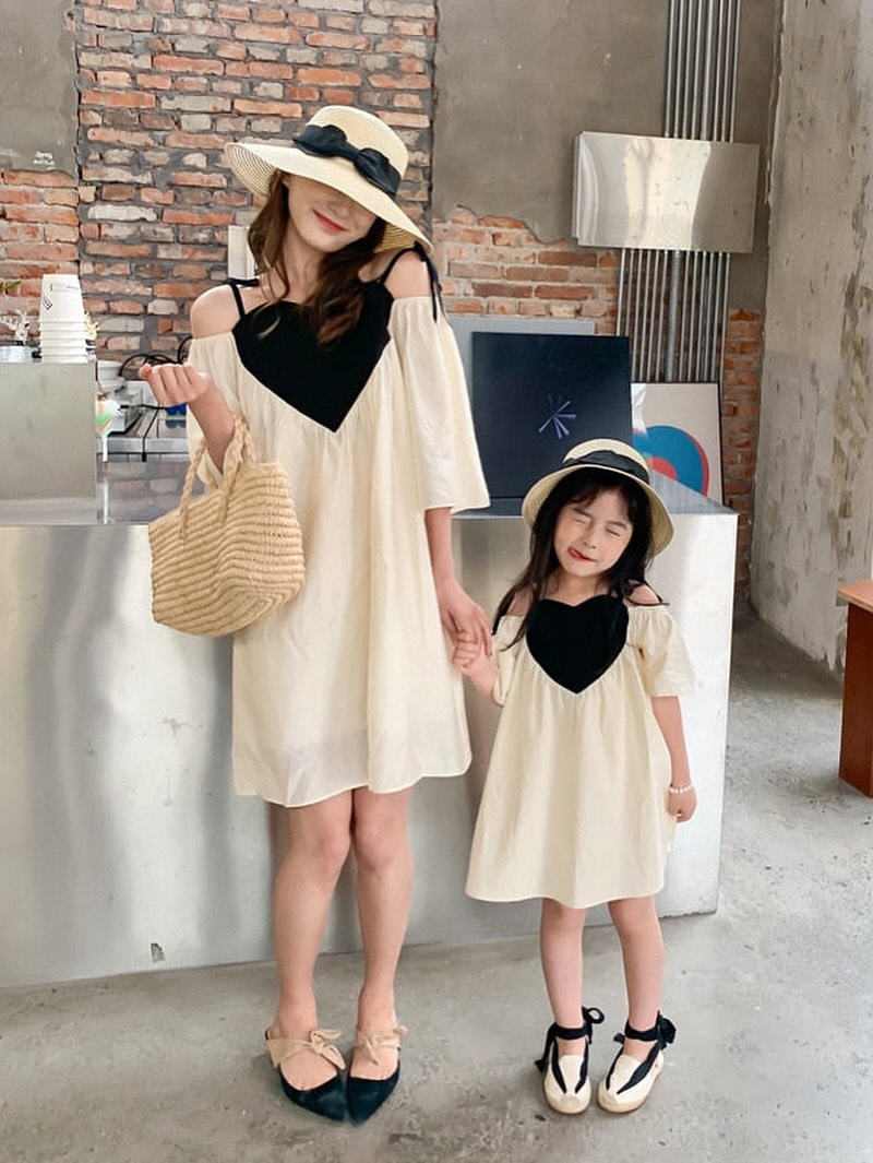 Heart Match Mom & Me Dress