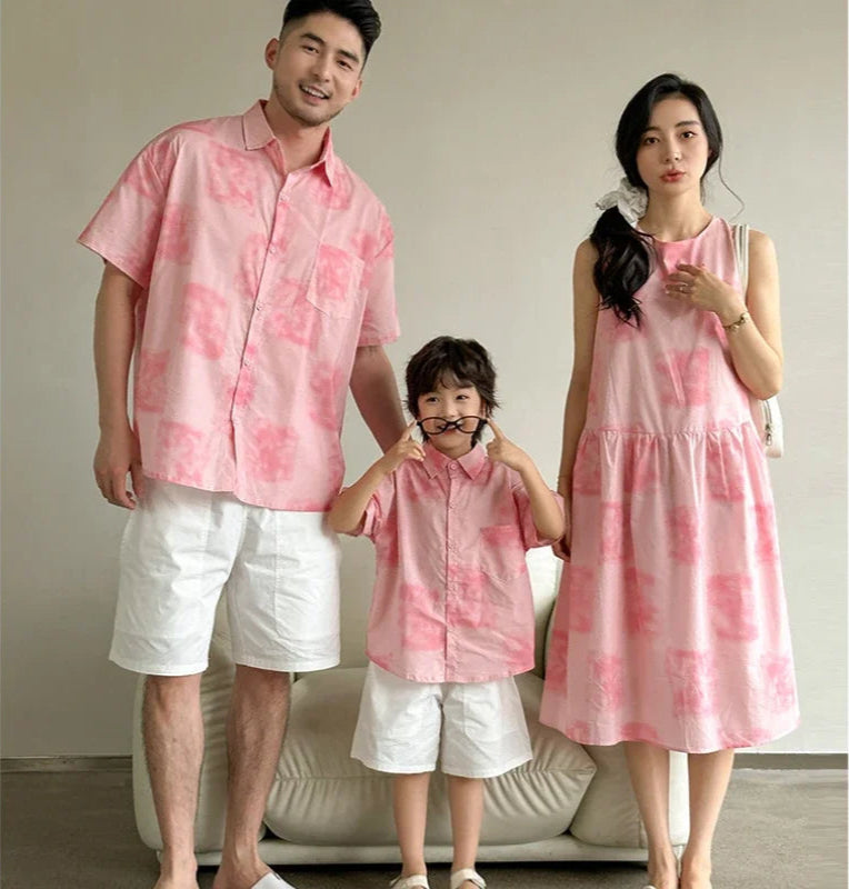 Pink Cloud Family Outfit