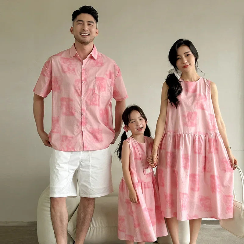 Pink Cloud Family Outfit