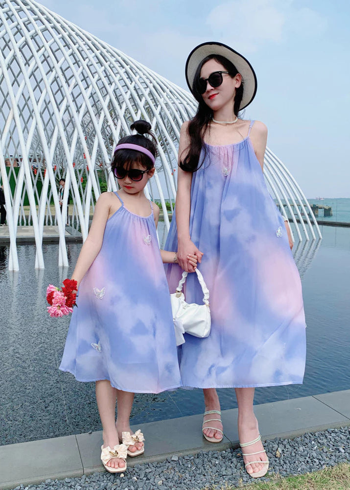 Darling Purple Mom & Me Dress
