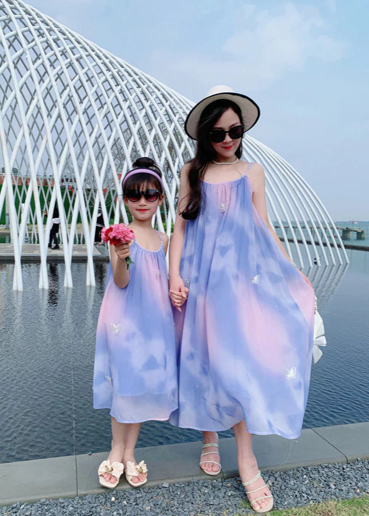 Darling Purple Mom & Me Dress