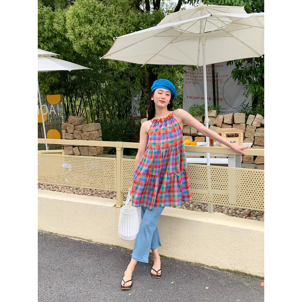 Multi Plaid Mom & Me Set