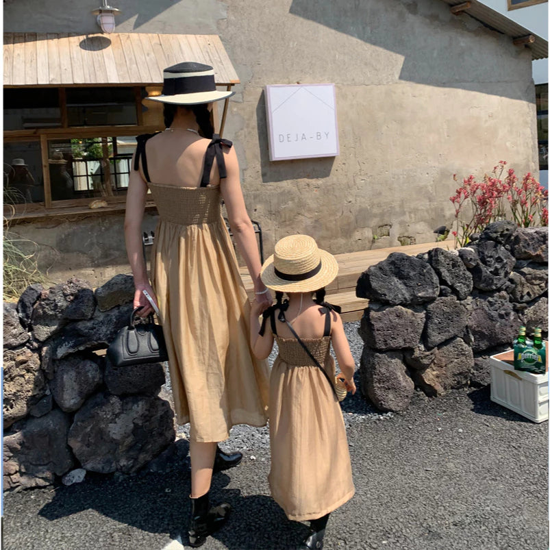 Cinnamon Sync Mom & Me Dress