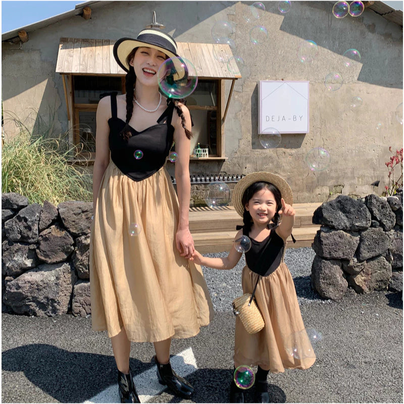 Cinnamon Sync Mom & Me Dress