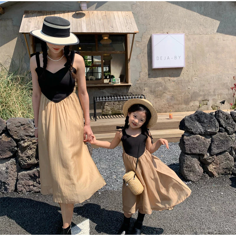 Cinnamon Sync Mom & Me Dress