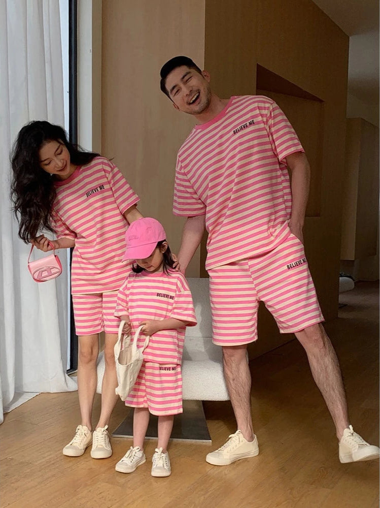 Believe Stripes Family Outfit
