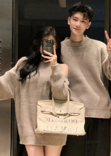 Knitted Top Couple Set