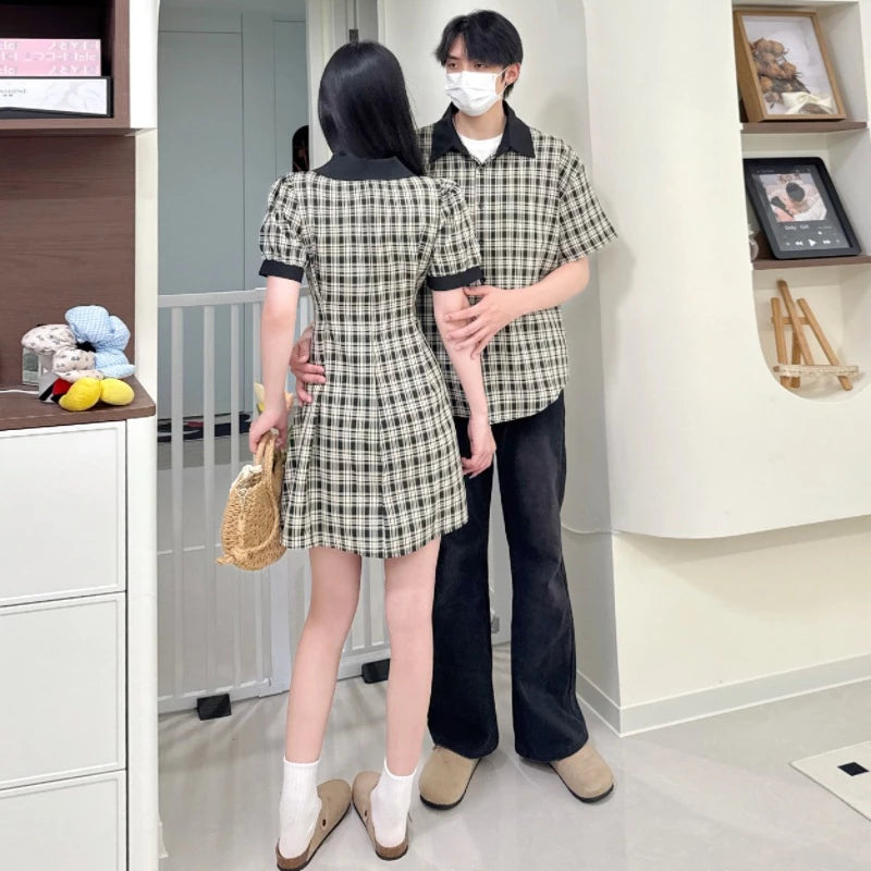Checkered Couple Set