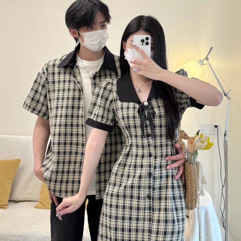 Checkered Couple Set