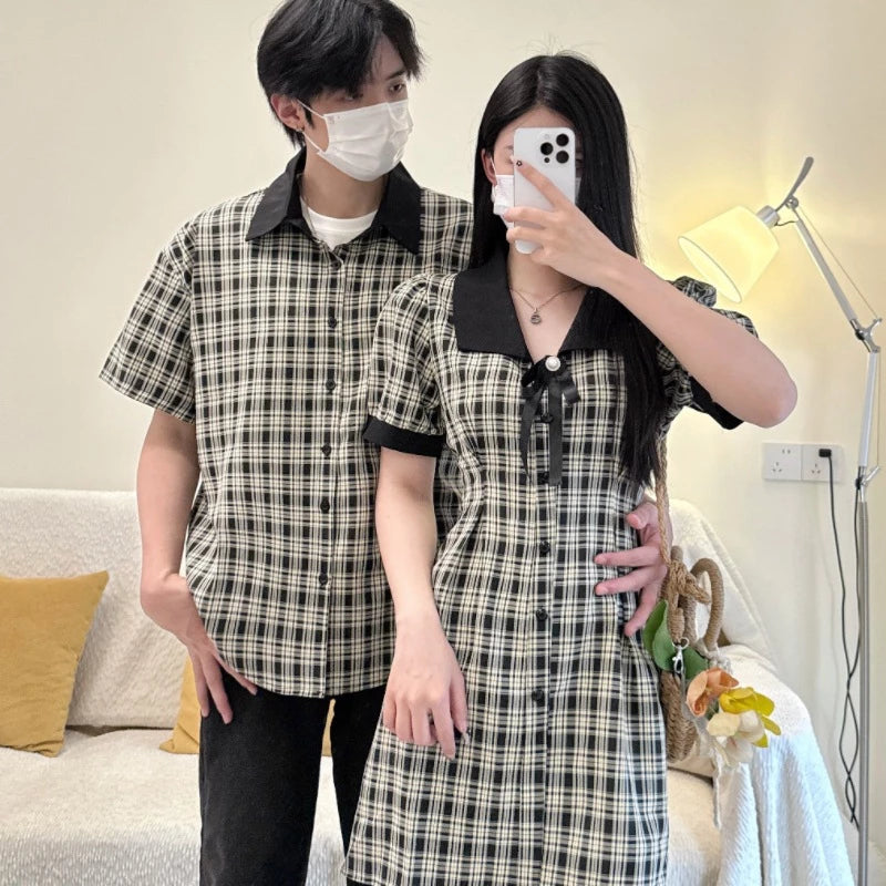 Checkered Couple Set