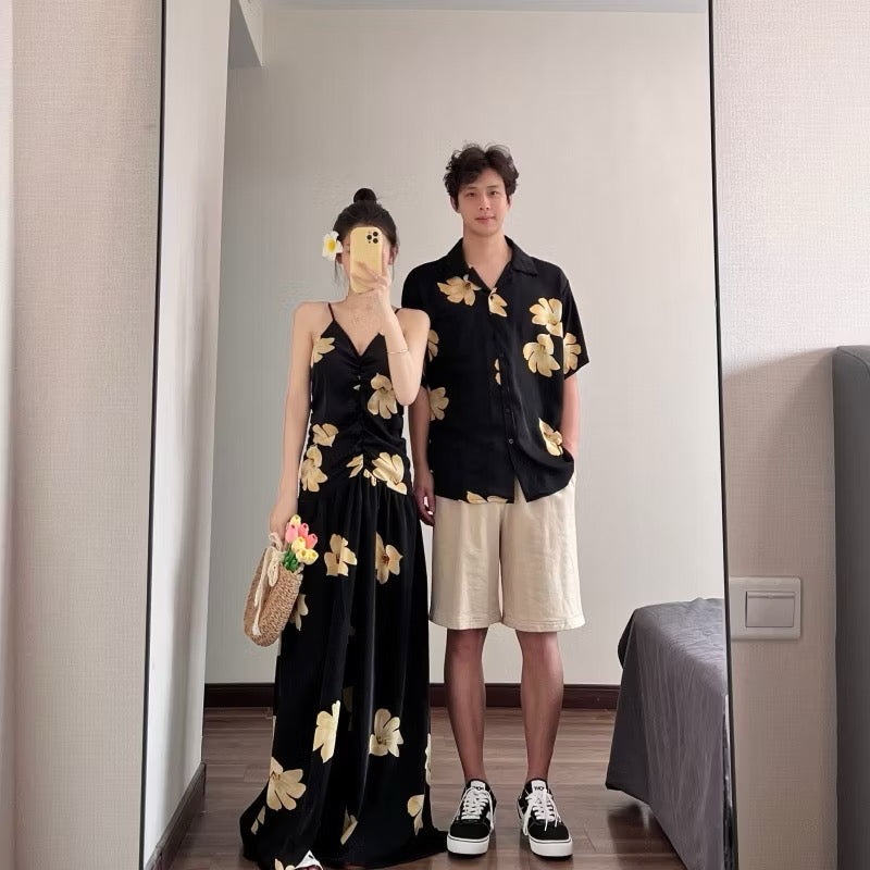 Yellow Petal Couple Set