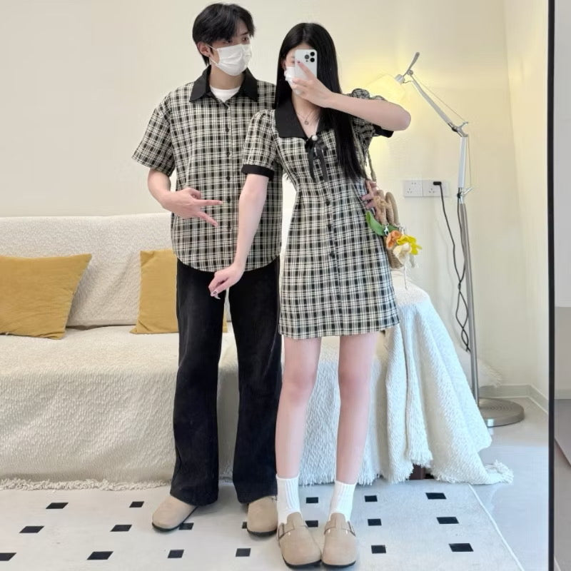 Checkered Couple Set