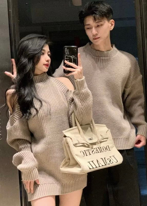 Knitted Top Couple Set